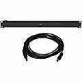 Sanus Component Series AV Rack Task Light - Black - Rack-mountable 1 thumbnail image