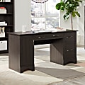 Realspace® Pelingo 60"W Computer Desk, Dark Gray