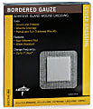 Medline Sterile Border Gauze Pads, 6" x 6", White, Box Of 15 Pads