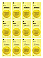 Tronex Multipurpose Flock-Lined Latex Gloves, X-Large, Yellow, 24 Per Pack, Case Of 12 Packs 1 thumbnail image