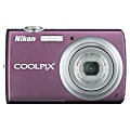 Nikon® Coolpix® S220 10.0-Megapixel Digital Camera, Plum 1 thumbnail image
