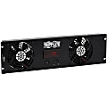 Eaton Tripp Lite Series Blanking Panel for 19 in. Racks - 3U, 2 12VDC Extra-Quiet Fans, Digital Temperature Sensor, LCD - SRFAN3UDCTEMP 1 thumbnail image