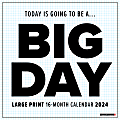 2024 Willow Creek Press Monthly Wall Calendar, 12” x 12”, Big Day, January To December 2024  1 thumbnail image
