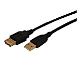 Comprehensive USB 2.0 A Male to A Female Cable 10ft - Black