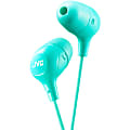 JVC Marshmallow HA-FX38G Earphone - Stereo - Green - Wired - Gold Plated Connector - Earbud - Binaural - In-ear - 3.28 ft Cable