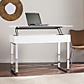 SEI Furniture Inman 48"W Adjustable Height Sit-Stand Desk, White
