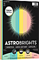 Astrobrights® Color Card Stock, Punchy Pastel Assortment, Letter (8.5" x 11"), 65 Lb, Pack Of 100