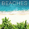 2024 Willow Creek Press Scenic Monthly Mini Wall Calendar, 7” x 7”, Beaches, January To December