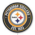 Imperial NFL Establish Date LED Lighted Sign, 23" x 23", Pittsburgh Steelers
