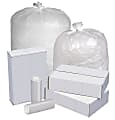 Highmark™ Linear Low Density Can Liners, 0.8-mil, 40 - 45 Gallons, 40" x 46", Clear, Box Of 250