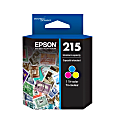 Epson® 215 Cyan, Magenta, Yellow Ink Cartridges, Pack Of 3, T215530-S 1 thumbnail image