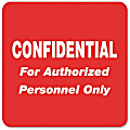 Tabbies® Permanent "Confidential Authorized Personnel" Only Label Roll, TAB40570, Red, Roll Of 500 1 thumbnail image