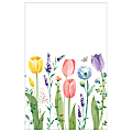 Amscan Spring Tulip Garden Plastic Table Covers, 54" x 102", Multicolor, Set Of 3 Covers 1 thumbnail image