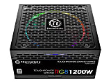 Thermaltake ToughPower Grand RGB TPG-1200AH3FCP - Power supply (internal) - ATX12V 2.4/ EPS12V 2.92 - 80 PLUS Platinum - AC 100-240 V - 1200 Watt - active PFC - black 1 thumbnail image