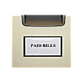 Tatco Magnetic Label Holders, 2 3/8" x 4 3/8", White, Pack Of 10 1 thumbnail image