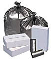 Highmark™ Linear Low Density Can Liners, 1.7-mil, 60 Gallons, 38" x 58", Silver, Box Of 50 1 thumbnail image