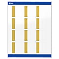 Avery® Print-To-The-Edge Labels & Sure Feed®, S00-DJP-PRWGP10, 2" x 2", Glossy White, Preprinted Dipped Gold Edge Design, Pack Of 120 1 thumbnail image
