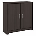 Bush® Furniture Cabot Small 30"W Storage Cabinet With Doors, Heather Gray, Standard Delivery 1 thumbnail image