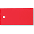 Tatco Plastic Tags - 100 / Pack - Plastic - Red