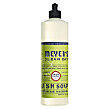 Mrs. Meyer's Clean Day Dishwashing Soap, Lemon Scent, 16 Oz Bottle, Case Of 6