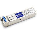 AddOn HP JD094B Compatible TAA Compliant 10GBase-BX SFP+ Transceiver (SMF, 1270nmTx/1330nmRx, 10km, LC, DOM) - 100% compatible and guaranteed to work
