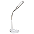 OttLite® Wellness Series LED Desk Lamp With Charging Station, 26-1/4"H, White 1 thumbnail image