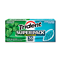 Trident® Wintergreen/Spearmint Super Packs, 1.3 Oz, Box Of 8