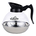 Coffee Pro 12-Cup Unbreakable Coffee Decanter, Black/Clear/Silver 1 thumbnail image