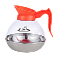 Coffee Pro 12-Cup Polycarbonate Decaf Unbreakable Coffee Decanter, Clear/Orange 1 thumbnail image
