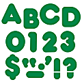 TREND Ready Letters®, Casual Uppercase, 4", Kelly Green, Pack Of 72