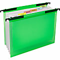 C-Line Fashion Letter Expanding File - 8 1/2" x 11" - 7 Pocket(s) - Green - 1 Each