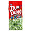 Dum Dums Sour Apple Lollipops, Party Bright Green Color, 12.8 Oz, Bag Of 75, Pack Of 2 Bags
