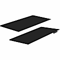 Uncaged Ergonomics Rise Up Electric Adjustable Corner Standing Desk Desktop 2pc Black 48x30 - 48" Table Top x 30" Table Top- Black - MDF - 2 Piece 1 thumbnail image