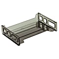 OIC® Desk Tray, 2 3/4"H x 13 3/16"W x 9"D, Smoke 1 thumbnail image
