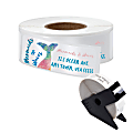 Personalized Custom Printed, Return Roll Address Labels, Clear, 2-1/2" x 3/4", Roll Of 250 1 thumbnail image