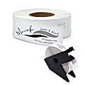 Personalized Custom Printed, Return Roll Address Labels, White, 2-1/2" x 3/4", Roll Of 250