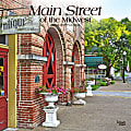 2024 Brown Trout Monthly Square Wall Calendar, 12" x 12", Main Street of the Midwest, January To December 1 thumbnail image