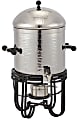American Metalcraft Round Hammered Stainless-Steel Manual Coffee Chafer Urn, 52 Cups, Silver