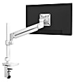 Fellowes SENA™ Series Base Mount Single Height Adjustment Monitor Arm For Monitors Up To 19.8 Lb, Silver 1 thumbnail image