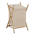 Honey-Can-Do Folding Laundry Hamper, 27 3/8", Natural 1 thumbnail image