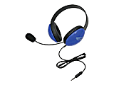 Califone Listening First Stereo Headset 2800-BLT - Headset - full size - wired - blue 1 thumbnail image
