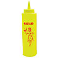 Tablecraft Mustard Squeeze Bottle, 12 Oz, Yellow