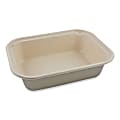World Centric® Fiber Containers, 2-3/4”H x 7-1/2”W x 9-13/16”D, Natural Paper, Pack Of 400 Containers