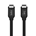Belkin Connect USB4 Cable, 100W, 40 Gbps, 2.6 Ft, Black 1 thumbnail image