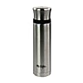 Mr. Coffee Stainless-Steel Thermal Travel Bottle, 23 Oz, Silver