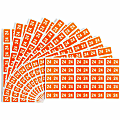 Smead® ETS Color-Coded Year Labels, SMD67924, 1/2" x 1", Orange, 25 Labels Per Sheet, Pack Of 10 Sheets 1 thumbnail image