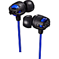 JVC® Xtreme Xplosives Wired Earbud Headphones, Black/Blue, HA-FX103M