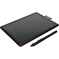 Wacom Small Pen Tablet - Graphics Tablet - 5.98" x 3.74" - 2540 lpi Cable - 2048 Pressure Level - Pen - PC, Mac, Chrome - Black, Red 1 thumbnail image