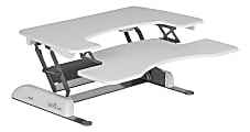 VariDesk Pro Plus 36 White Manual Standing Desk Riser, 17-1/2"H x 36"W x 41-3/4"D, White