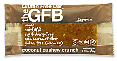GFB- The Gluten-Free Bar, Coconut Cashew Crunch, 2.05 Oz, Pack Of 12